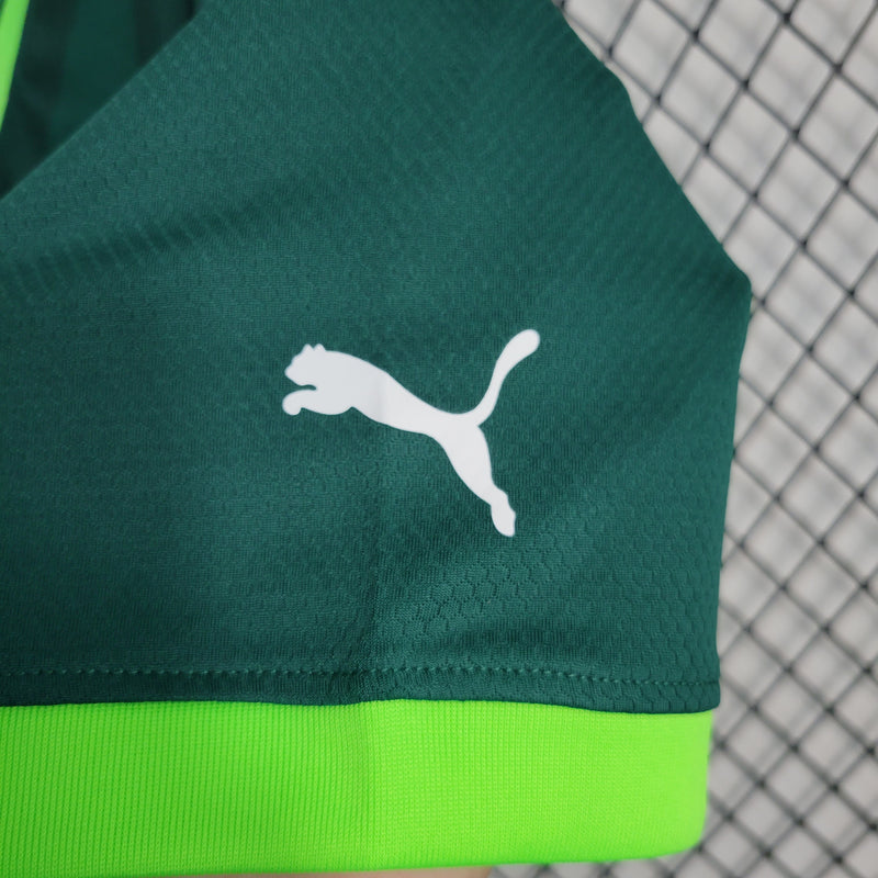 camisa-palmeiras-home-i-3-verde-crefisa-pumas-23-24-neymar-messi-cr7-futebol
