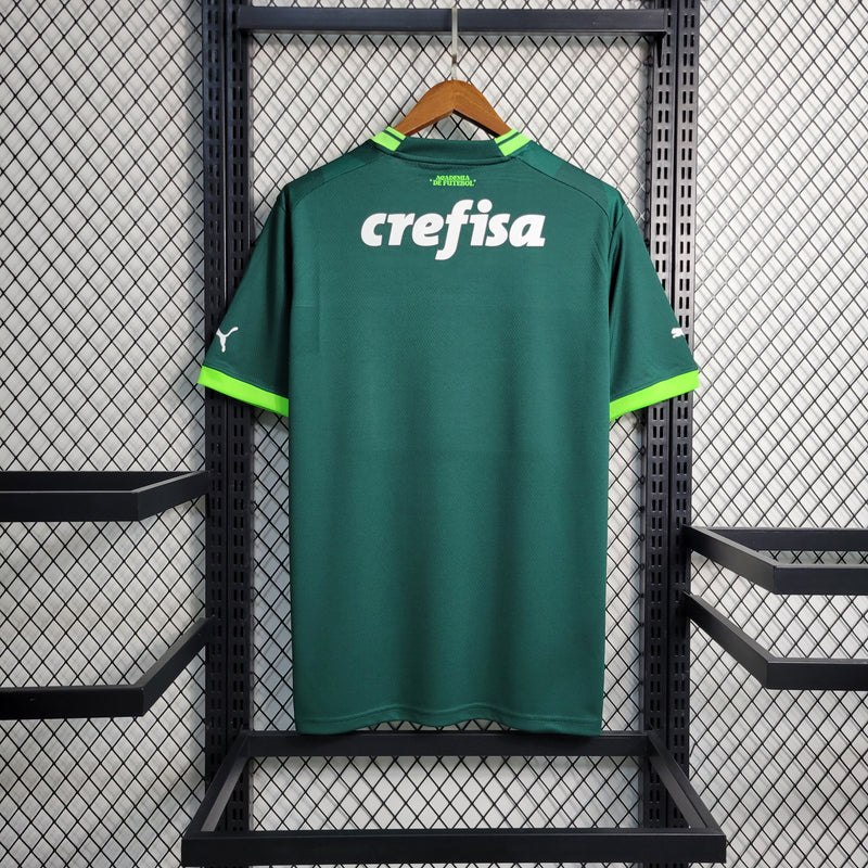 camisa-palmeiras-home-i-3-verde-crefisa-pumas-23-24-neymar-messi-cr7-futebol