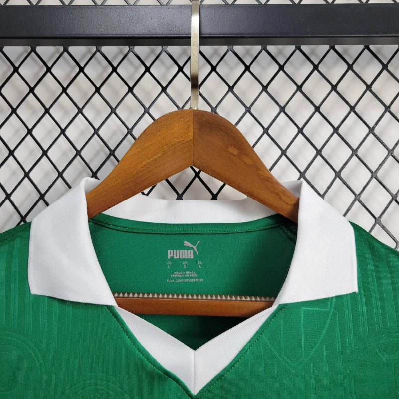 camisa-palmeiras-home-i-1-verde-crefisa-puma-24-25-neymar-messi-cr7-futebol 