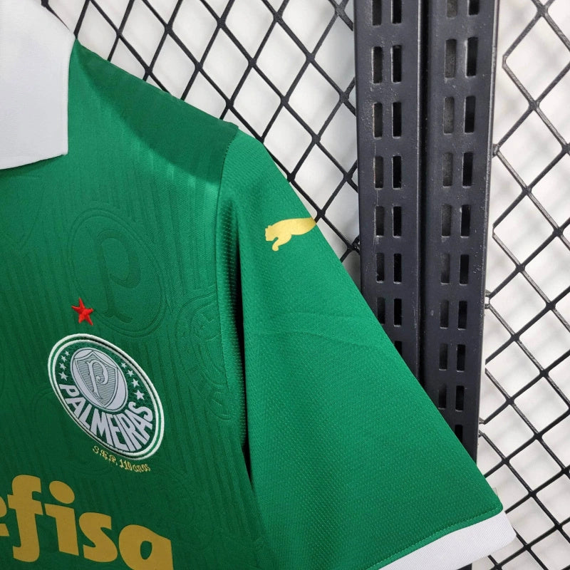 camisa-palmeiras-home-i-1-verde-crefisa-puma-24-25-neymar-messi-cr7-futebol 