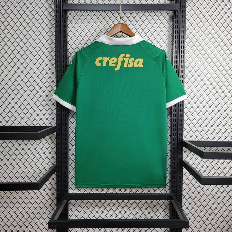 camisa-palmeiras-home-i-1-verde-crefisa-puma-24-25-neymar-messi-cr7-futebol 