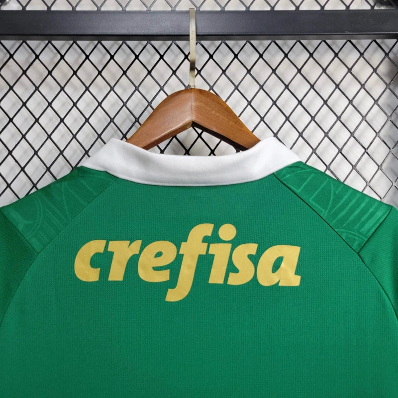camisa-palmeiras-home-i-1-verde-crefisa-puma-24-25-neymar-messi-cr7-futebol 
