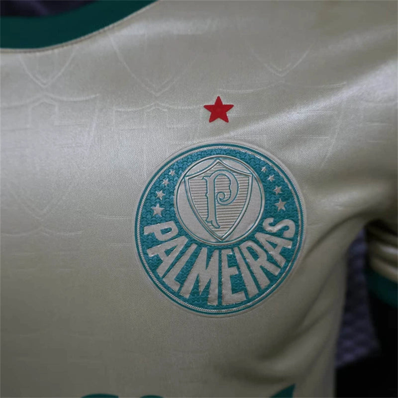 camisa-palmeiras-third-iii-3-dourada-crefisa-puma-24-25-neymar-messi-cr7-futebol