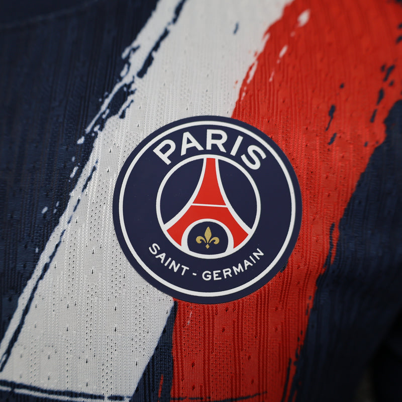 camisa-psg-special-azul-qatar airways-nike-24-25-neymar-messi-cr7-futebol