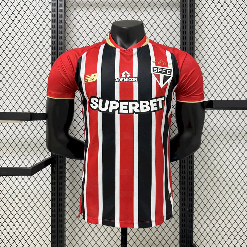 camisa-são paulo-away-ii-2-tricolor-superbet-new balance-25-26-neymar-messi-cr7-futebol