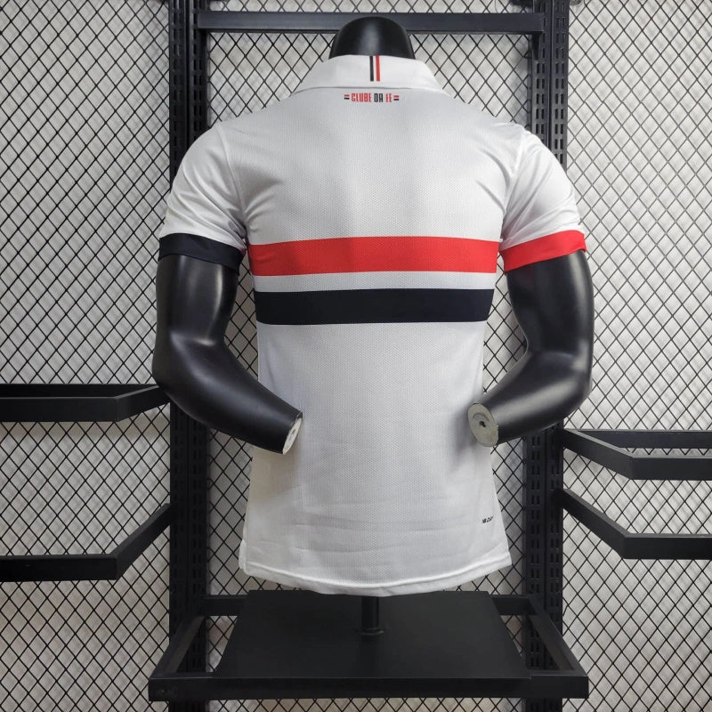 camisa-são paulo-home-i-1-branca-new balance-24-25-neymar-messi-cr7-futebol