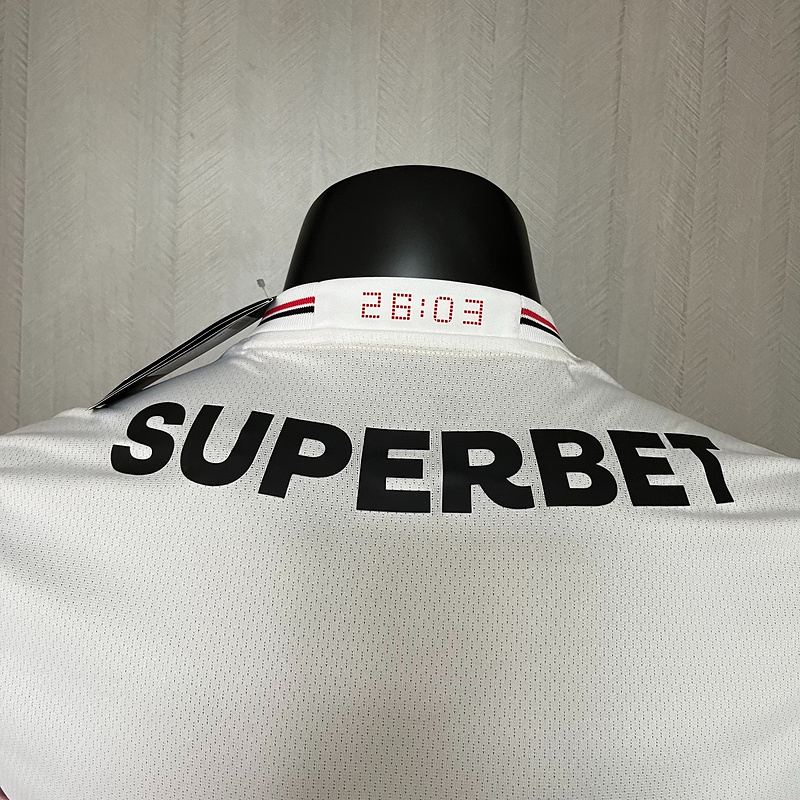 camisa-são paulo-home-i-1-branca-superbet-new balance-25-26-neymar-messi-cr7-futebol