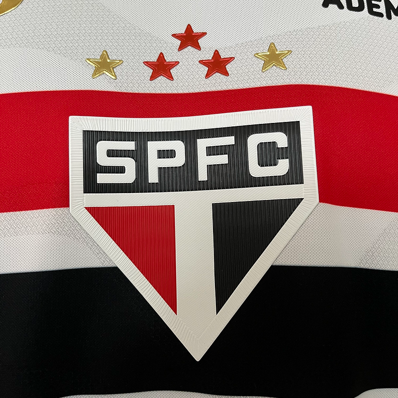camisa-são paulo-home-i-1-branca-superbet-new balance-25-26-neymar-messi-cr7-futebol