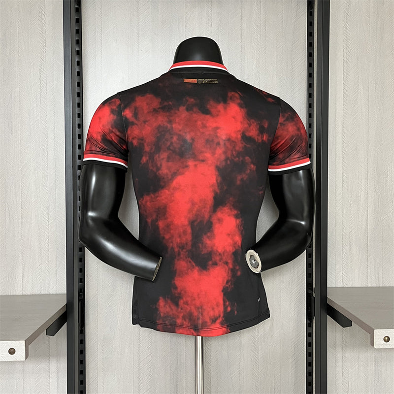 camisa-são paulo-thirdy-iii-3-comemorativa-new balance-24-25-neymar-messi-cr7-futebol