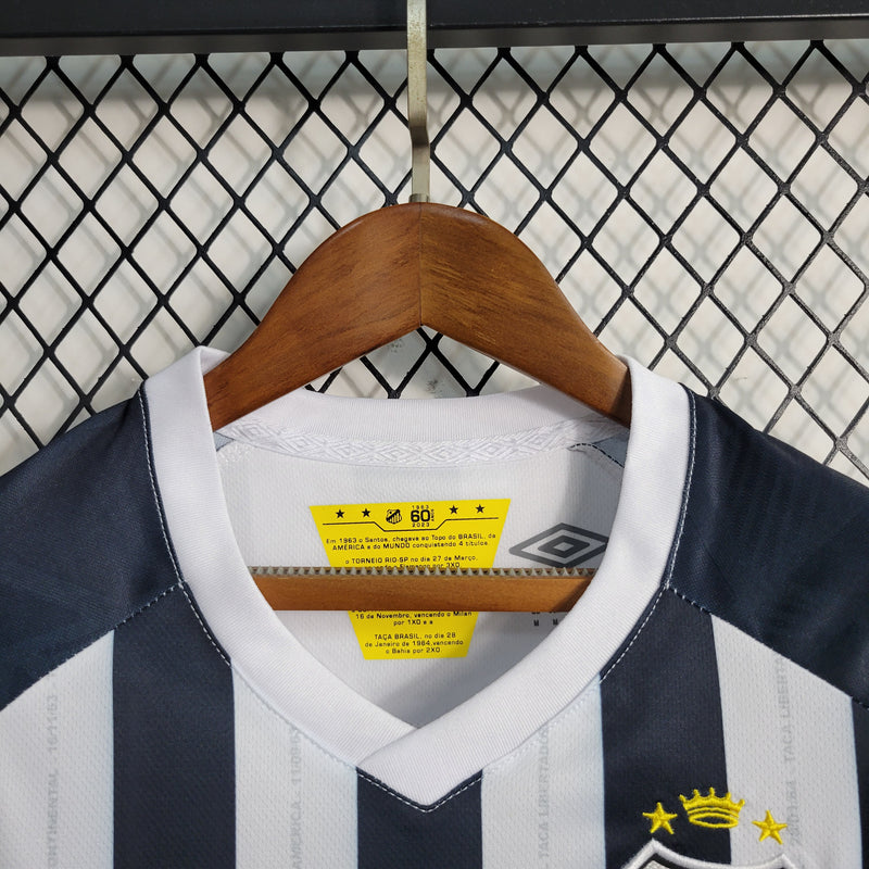 camisa-santos-away-ii-2-listrada-umbro-23-24-neymar-messi-cr7-futebol 