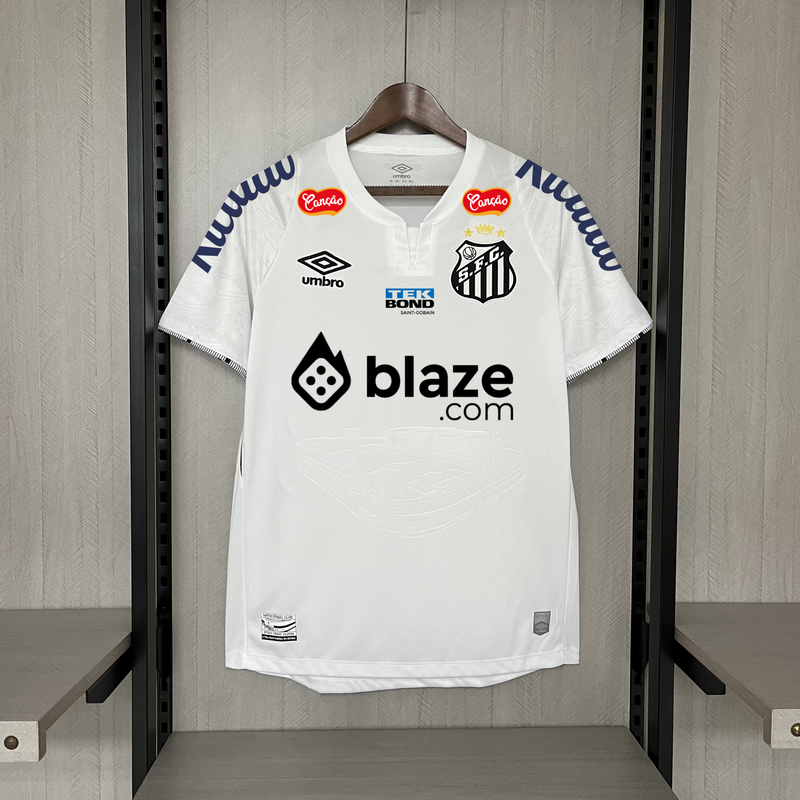 camisa-santos-home-i-1-branca-blaze-umbro-24-25-neymar-messi-cr7-futebol