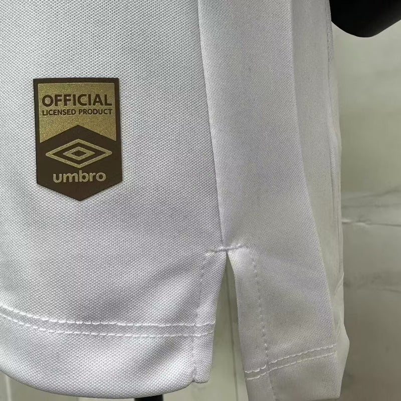 camisa-santos-home-i-1-branca-umbro-24-25-jogador-neymar-messi-cr7-futebol 
