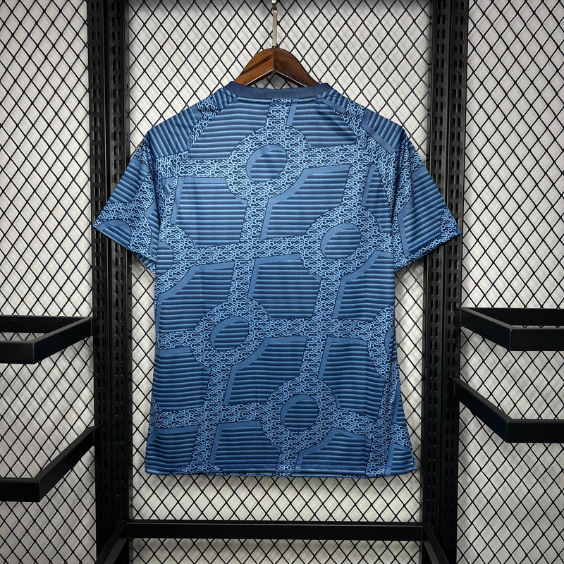 camisa-santos-training-mesclada azul-umbros-24-25-neymar-messi-cr7-futebol