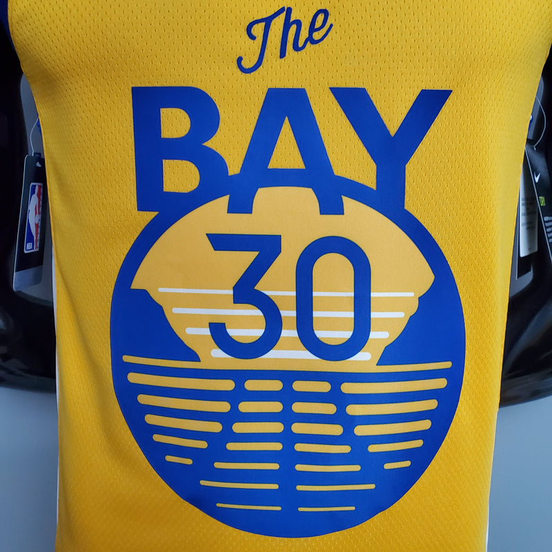 Camisa Golden State Warriors NBA - Nike Yellow - Curry 30