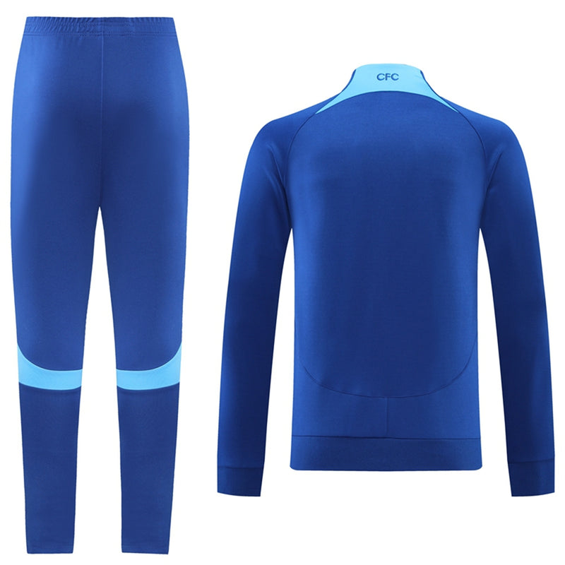 conjunto de inverno-chelsea-azul-nike-neymar-messi-cr7-futebol