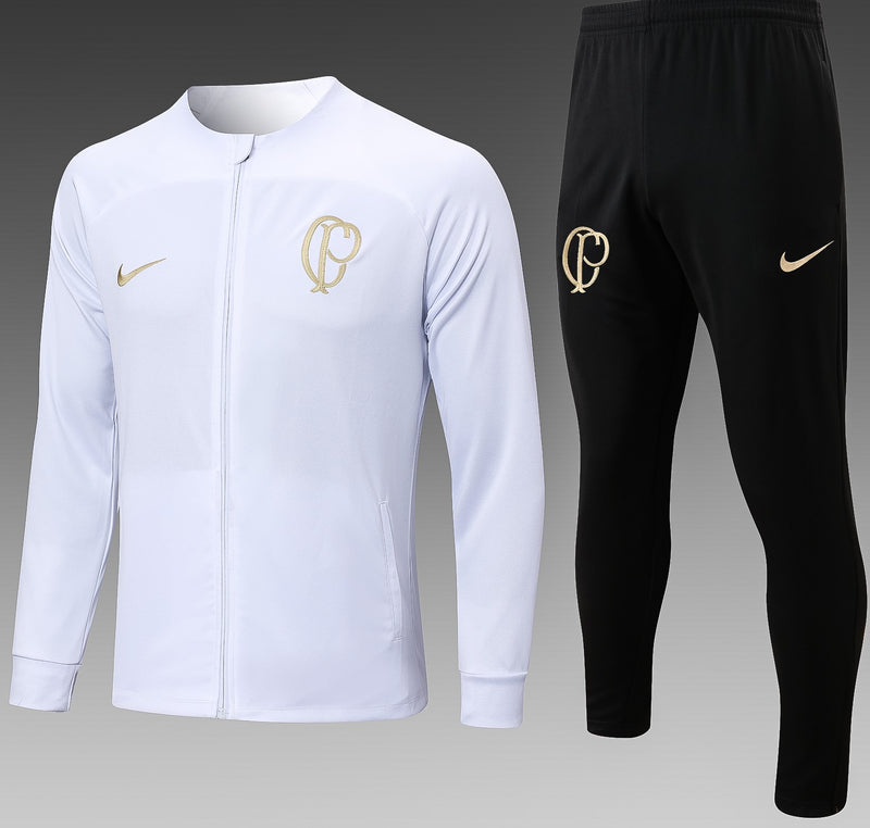conjunto de inverno-corinthians-branco e preto-nike-23-24-neymar-messi-cr7-futebol 