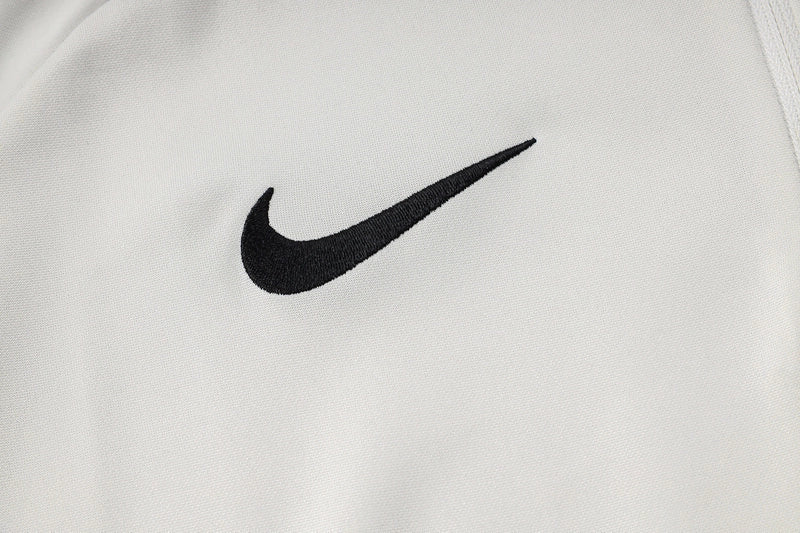 conjunto de inverno-corinthians-branco e preto-nike-24-25-neymar-messi-cr7-futebol