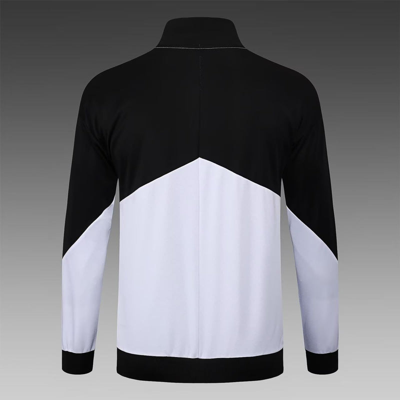 conjunto de inverno-corinthians-branco e preto-nike-25-26-neymar-messi-cr7-futebol