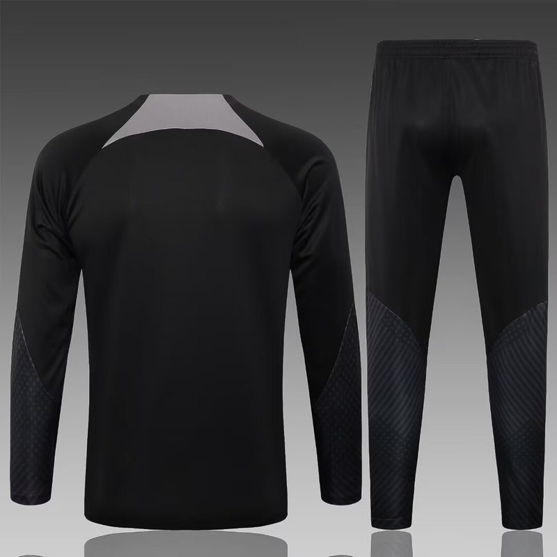 conjunto de inverno-corinthians-preto-nikes-24-25-neymar-messi-cr7-futebol
