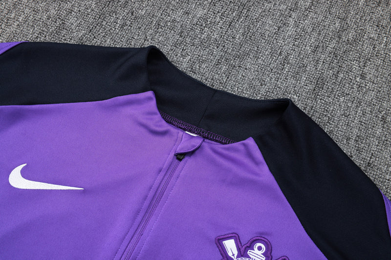 conjunto de inverno-corinthians-roxo e preto-nike-24-25-neymar-messi-cr7-futebol