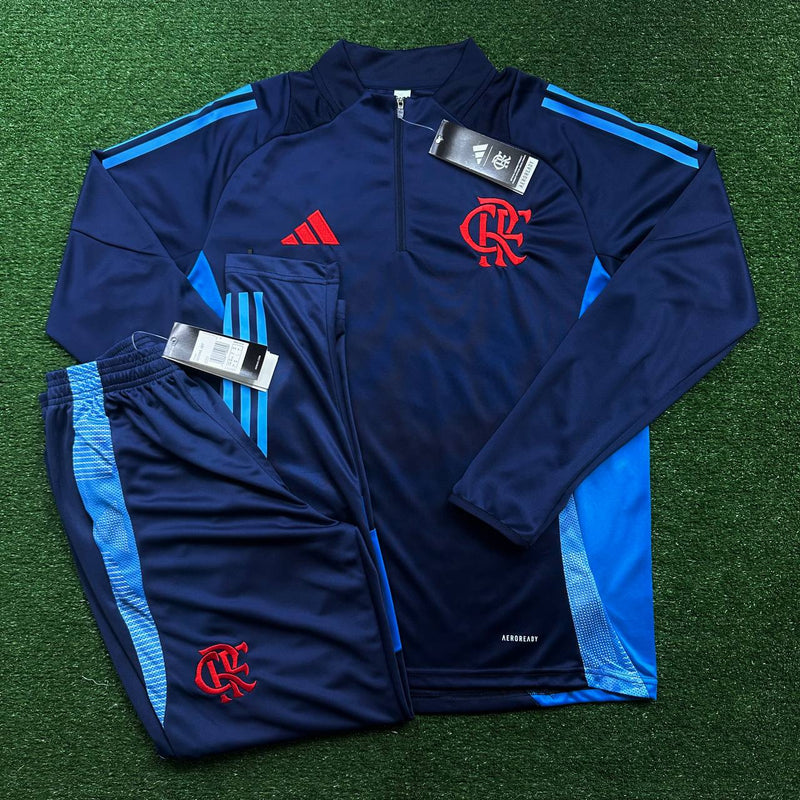 conjunto de inverno-flamengo-azul-adidas-24-25-neymar-messi-cr7-futebol 