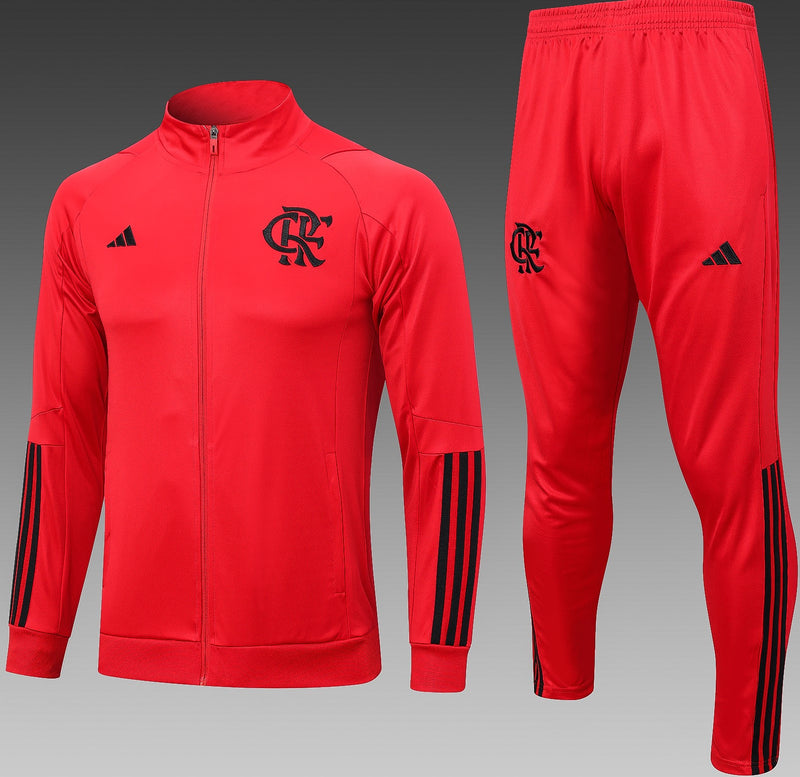 conjunto de inverno-flamengo-vermelho-adidas-neymar-messi-cr7-futebol