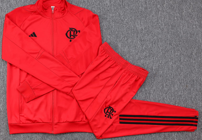 conjunto de inverno-flamengo-vermelho-adidas-neymar-messi-cr7-futebol