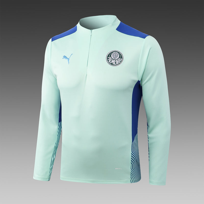 conjunto de inverno-palmeiras-verde água e azul-puma-neymar-messi-cr7-futebol