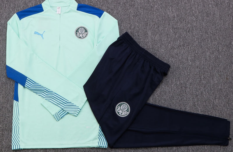 conjunto de inverno-palmeiras-verde água e azul-puma-neymar-messi-cr7-futebol