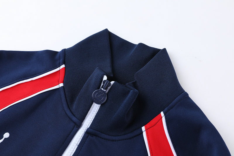 conjunto de inverno-psg-azul e vermelho-jordan-neymar-messi-cr7-futebol