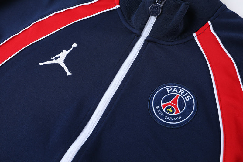 conjunto de inverno-psg-azul e vermelho-jordan-neymar-messi-cr7-futebol