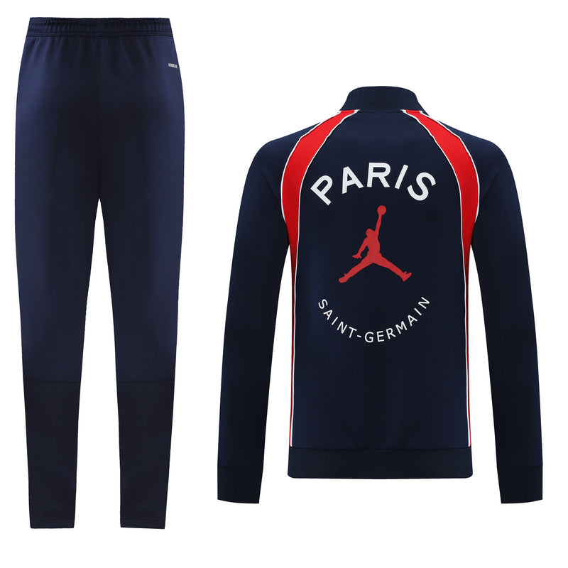 conjunto de inverno-psg-azule vermelho-jordan-neymar-messi-cr7-futebol