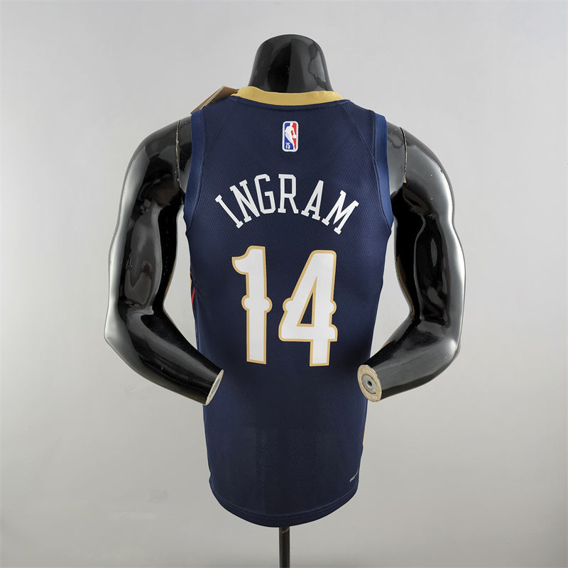 Camisa New Orleans Pelicans NBA - Nike Navy Blue - Ingram 14