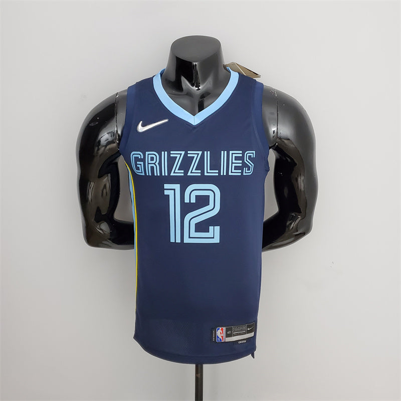Camisa Memphis Grizzlies NBA - Nike Navy Blue - Morant 12