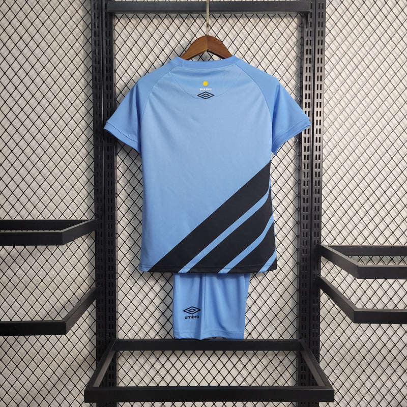 Kit Infantil Athletico Paranaense - Away II 23/24 - Umbro - Azul Claro