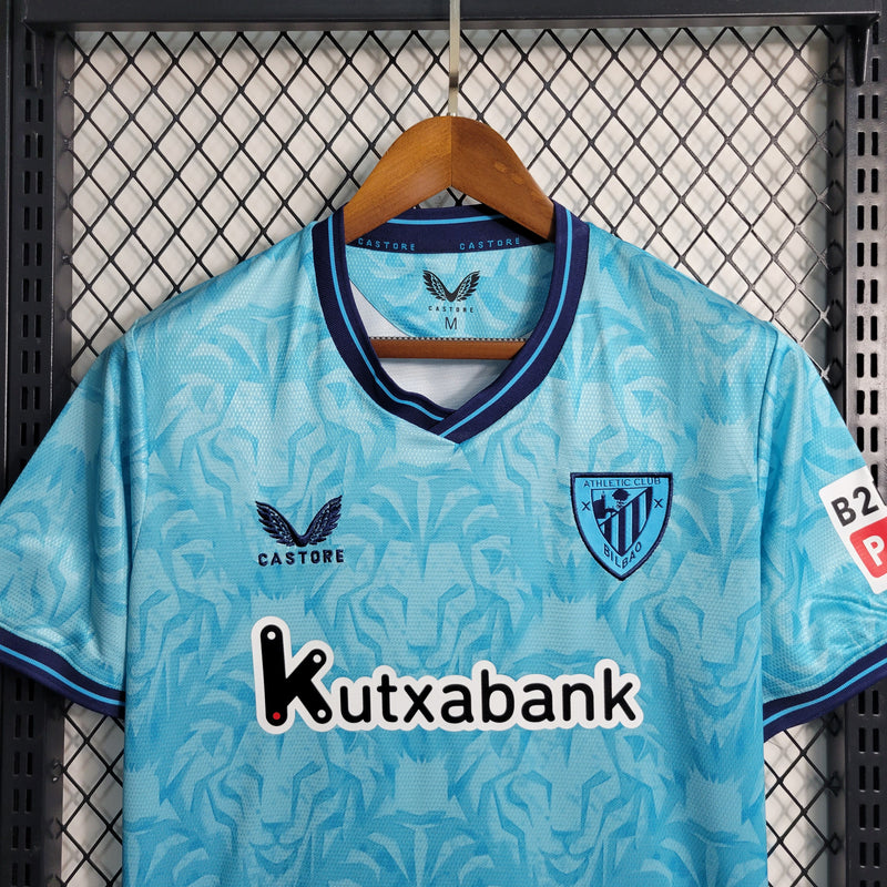Camisa Athletic Bilbao Away 23/24 - Versão Torcedor Masculina