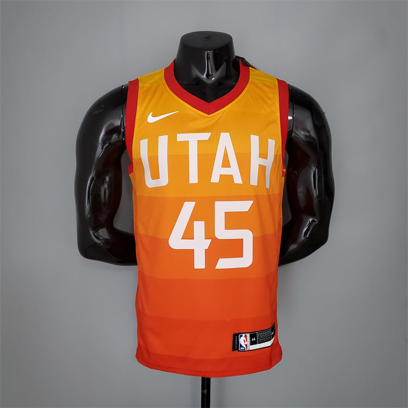 Camisa Utah Jazz NBA - Nike Orange - Mitchell 45