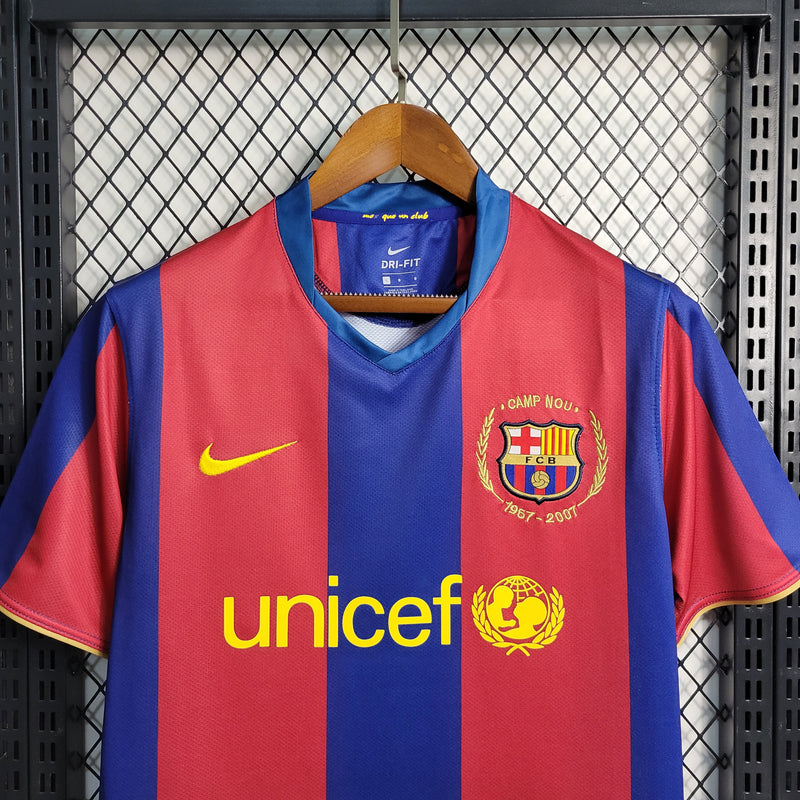 Camisa Barcelona Retrô 07/08 - Versão Torcedor Masculina