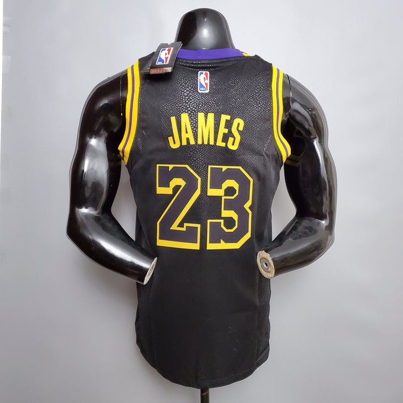Camisa Los Angeles Lakers NBA - Nike Black - James 23
