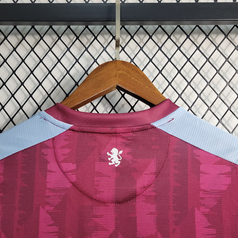 Camisa Aston Villa Home 23/24 - Versão Torcedor Masculina