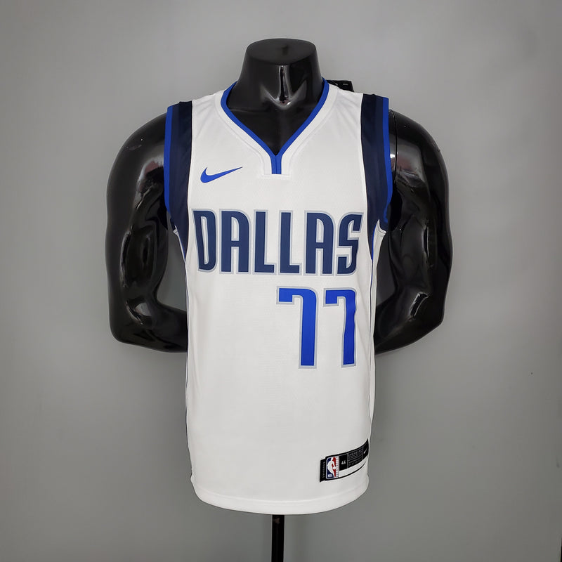 Camisa Dallas Maverick NBA - Nike White - Doncic 77