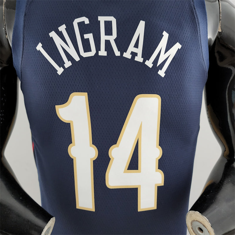Camisa New Orleans Pelicans NBA - Nike Navy Blue - Ingram 14