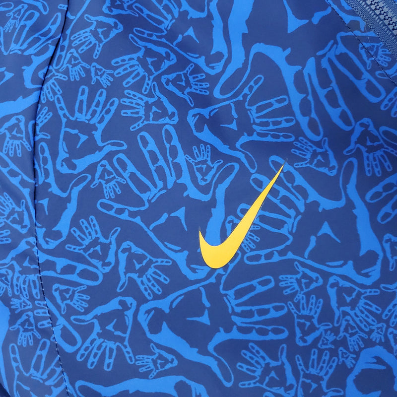jaqueta corta vento-barcelona-azul-nike-neymar-messi-cr7-futebol 