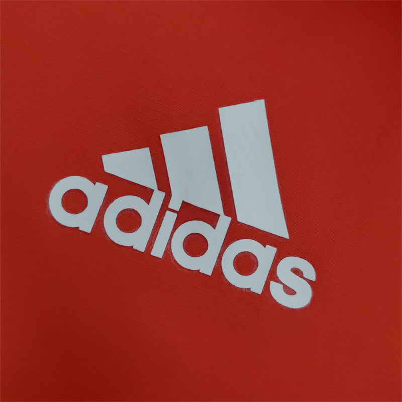 jaqueta corta vento-bayern de munique-vermelha-adidas-neymar-messi-cr7-futebol 