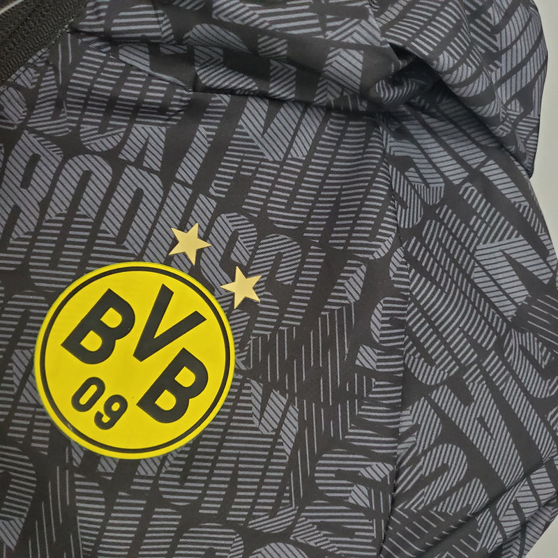 jaqueta corta vento-borussia dortmund-cinza-puma-neymar-messi-cr7-futebol