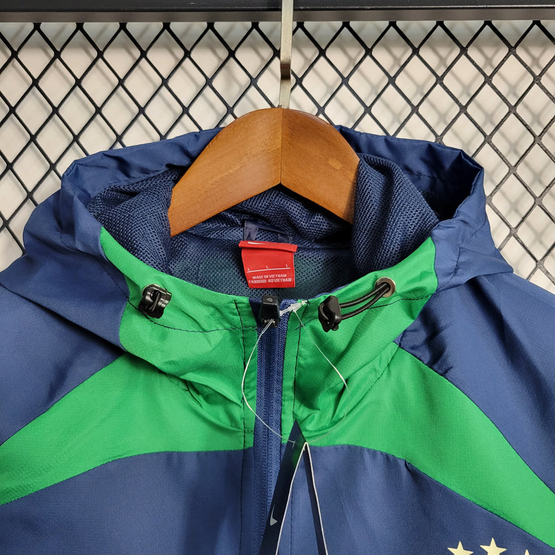 jaqueta corta vento-brasil-azul-nike-neymar-messi-cr7-futebol 