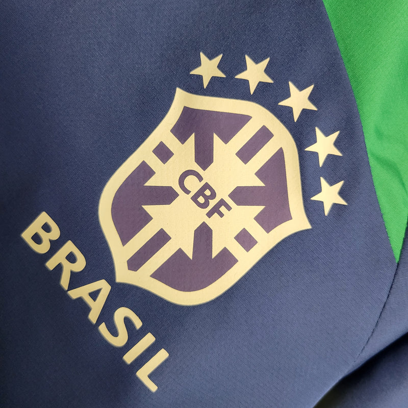 jaqueta corta vento-brasil-azul-nike-neymar-messi-cr7-futebol 