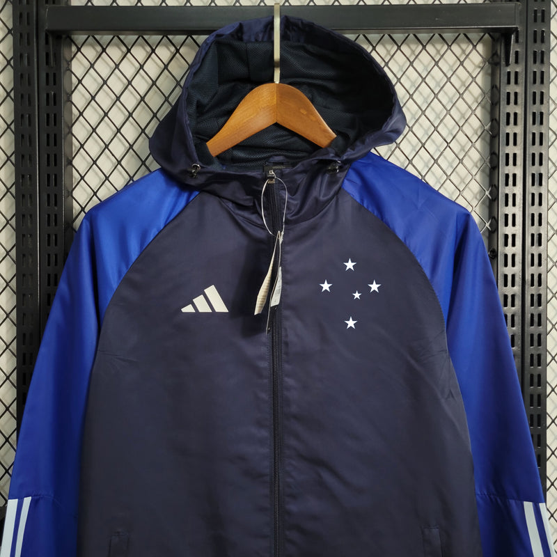 jaqueta corta vento-cruzeiro-azul-adidas-neymar-messi-cr7-futebol
