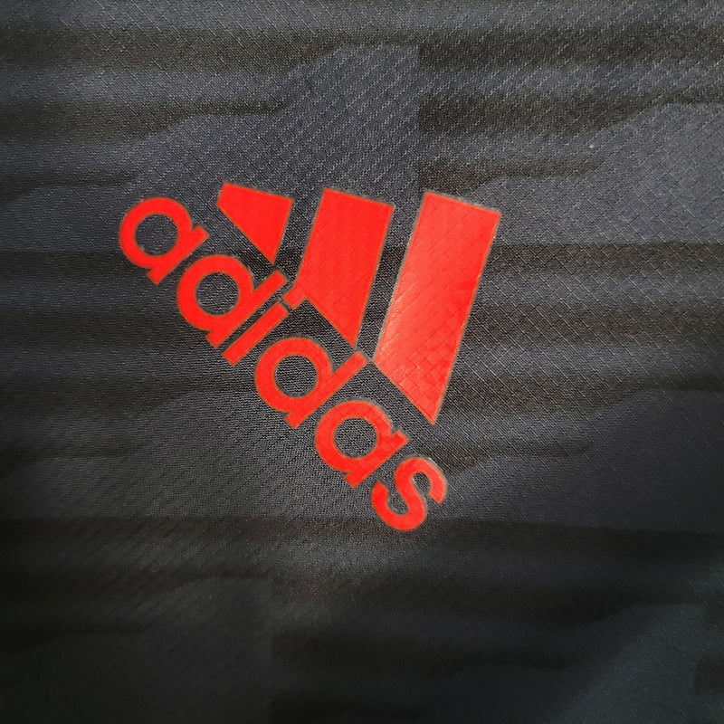 jaqueta corta vento-flamengo-preta-adidas-neymar-messi-cr7-futebol