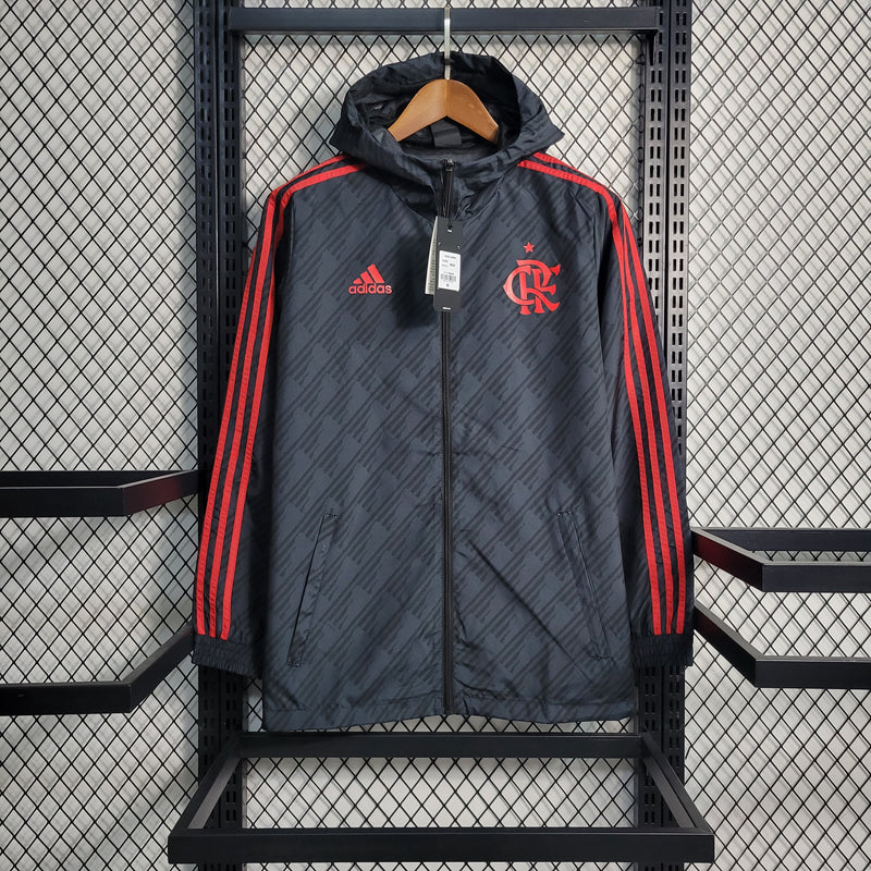 jaqueta corta vento-flamengo-preta-adidas-neymar-messi-cr7-futebol